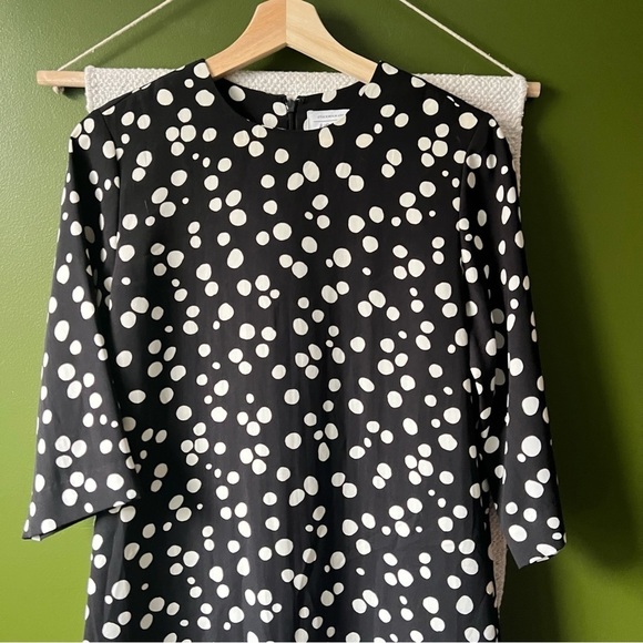 & Other Stories Black Polka Dot Sheath Dress size 6 - Picture 10 of 10